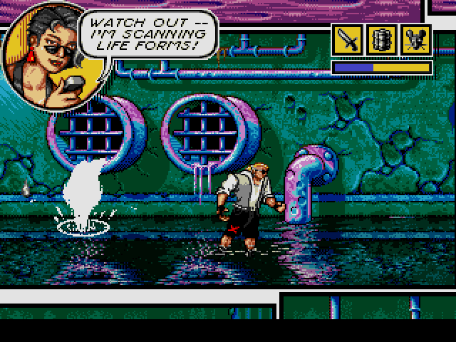Gameplay of Comix Zone