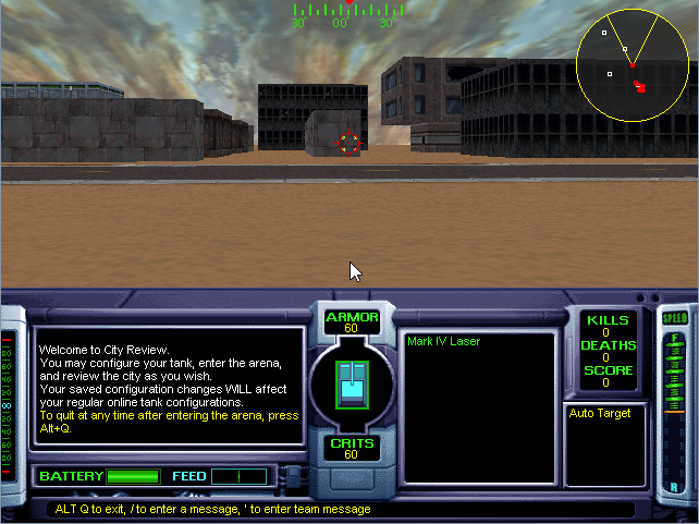 Gameplay of Tanarus