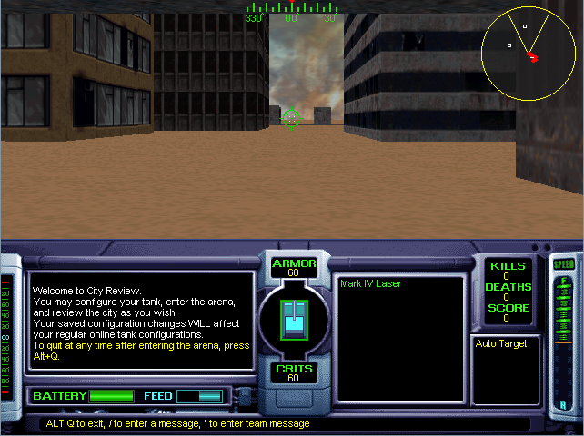 Gameplay of Tanarus