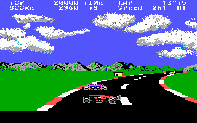 Gameplay of Pole Position II