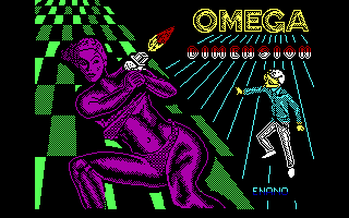 Title screen of Dimension Omega