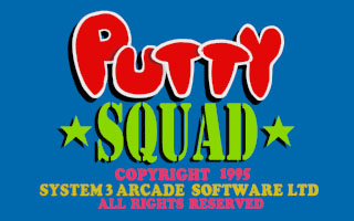 Title screen of Putty Squad