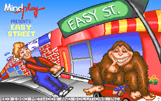 Title screen of Easy Street