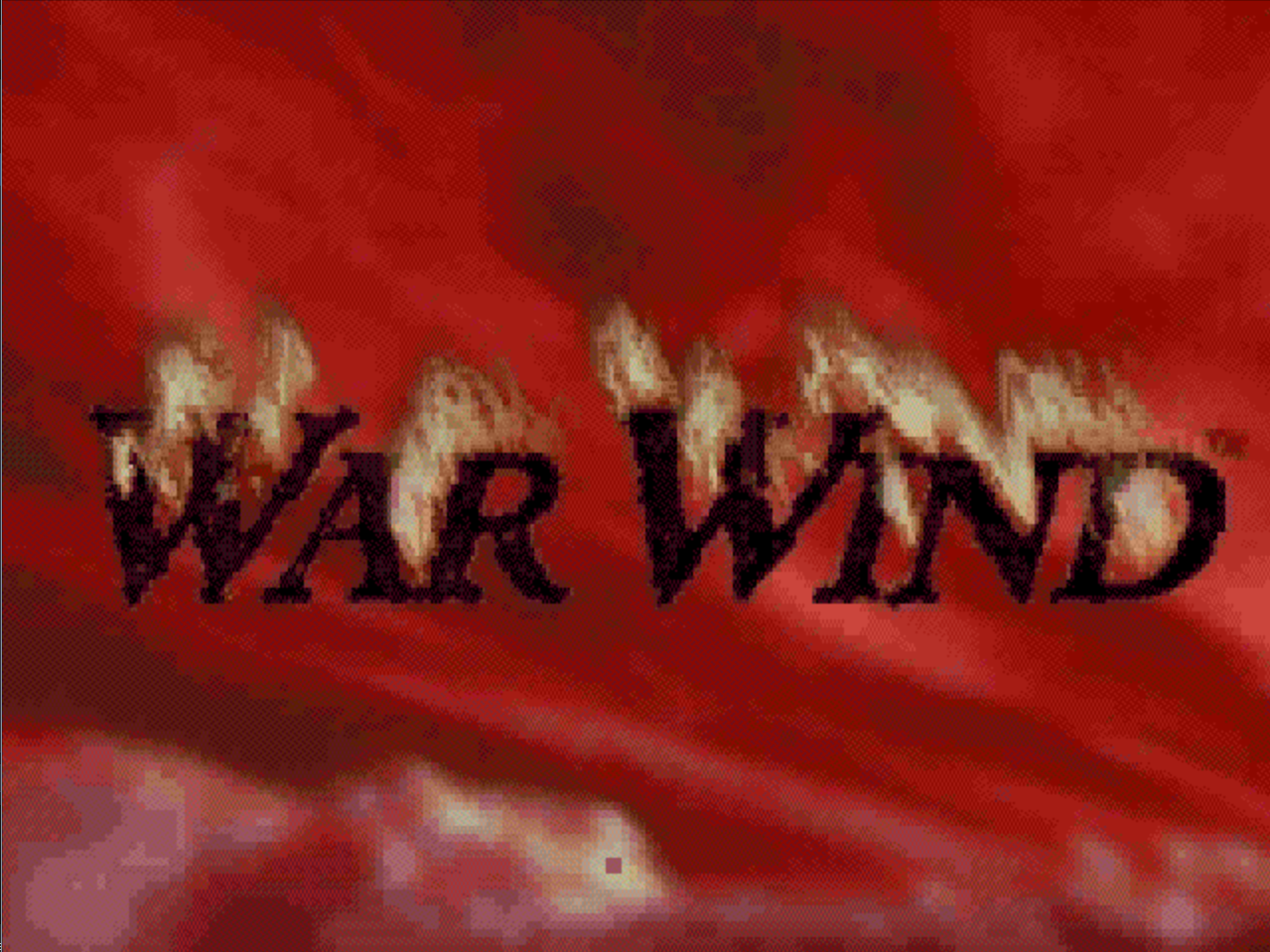 Title screen of War Wind