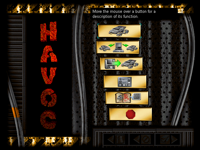Title screen of Havoc