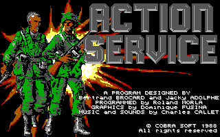 Title screen of Combat Course