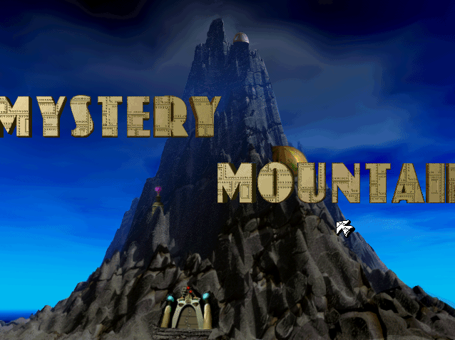 Title screen of JumpStart Adventures 3rd Grade: Mystery Mountain
