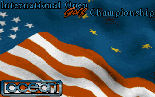 Title screen of International Open Golf Championship