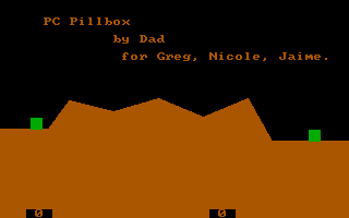 Title screen of PC Pillbox