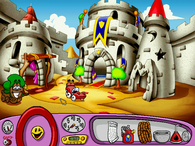Gameplay of Putt Putt Travels Through Time