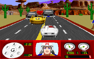 Gameplay of Speed Racer in The Challenge of Racer X