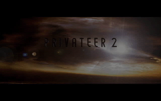 Title screen of Privateer 2: The Darkening