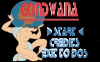 Title screen of Gondwana