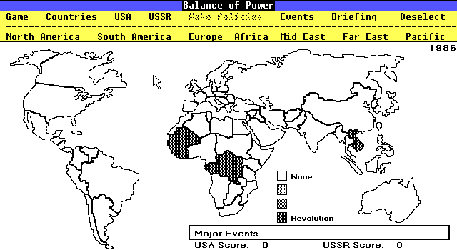 Gameplay of Balance of Power