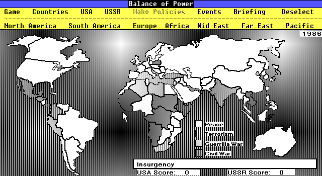 Gameplay of Balance of Power