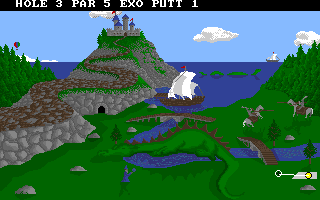 Gameplay of Hole-In-One Miniature Golf Deluxe!