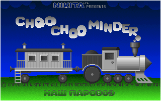 Title screen of Choo Choo Minder