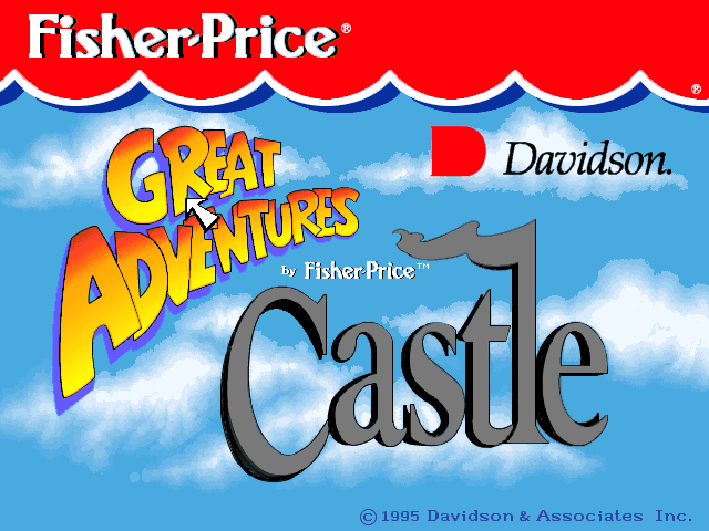 Title screen of Fisher-Price Great Adventures: Castle