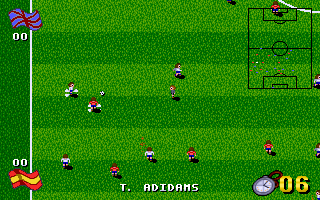 Gameplay of DDM Soccer '96