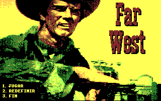 Title screen of Far West