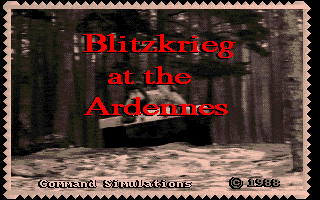 Title screen of Blitzkrieg: Battle at the Ardennes