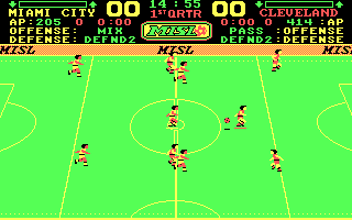 Gameplay of Major Indoor Soccer League