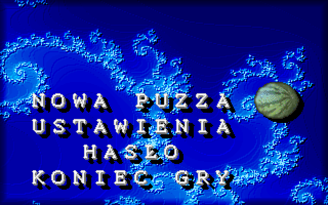 Title screen of Puzza