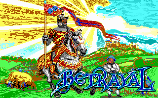 Title screen of Betrayal