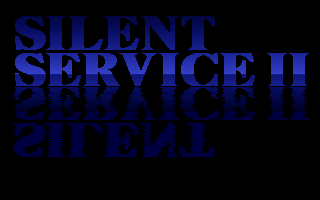 Title screen of Silent Service II