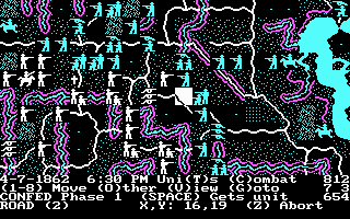 Gameplay of Shiloh: Grant's Trial in the West