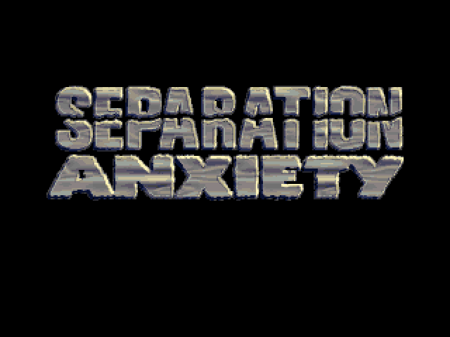 Title screen of Venom • Spider-Man: Separation Anxiety