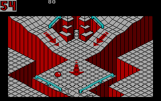 Gameplay of Marble Madness