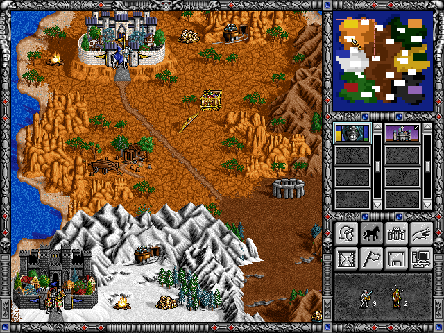 Gameplay of Heroes of Might and Magic II: The Succession Wars