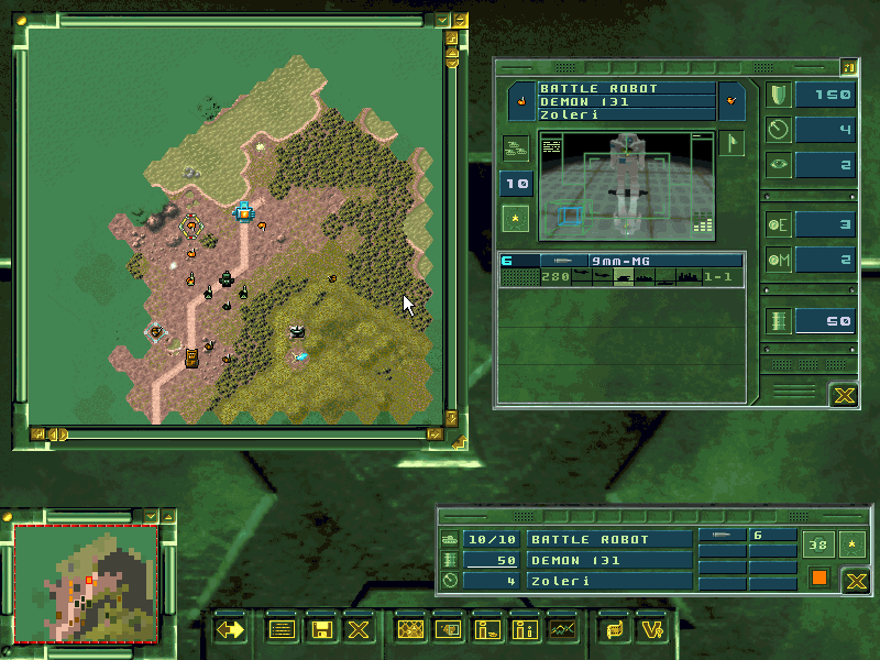Gameplay of Battle Isle 2220: Shadow of the Emperor