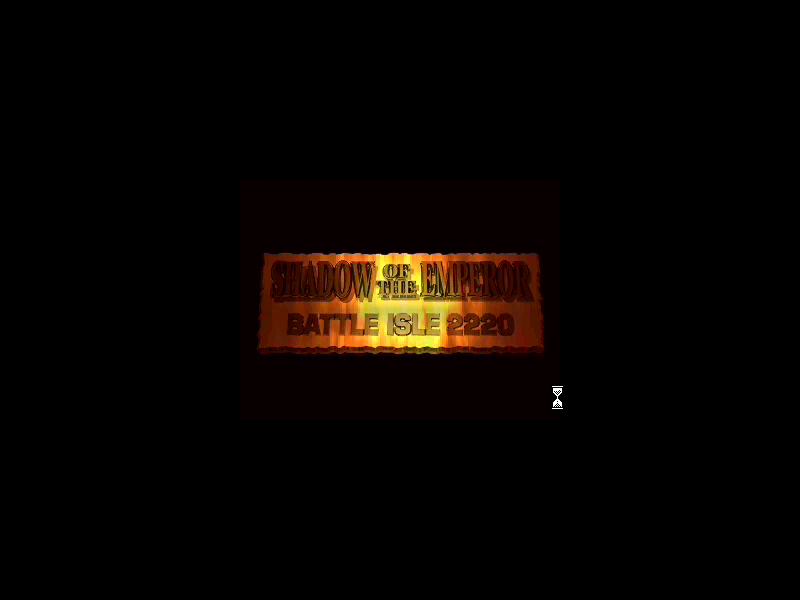 Title screen of Battle Isle 2220: Shadow of the Emperor