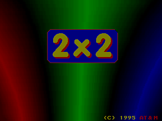 Title screen of 2x2