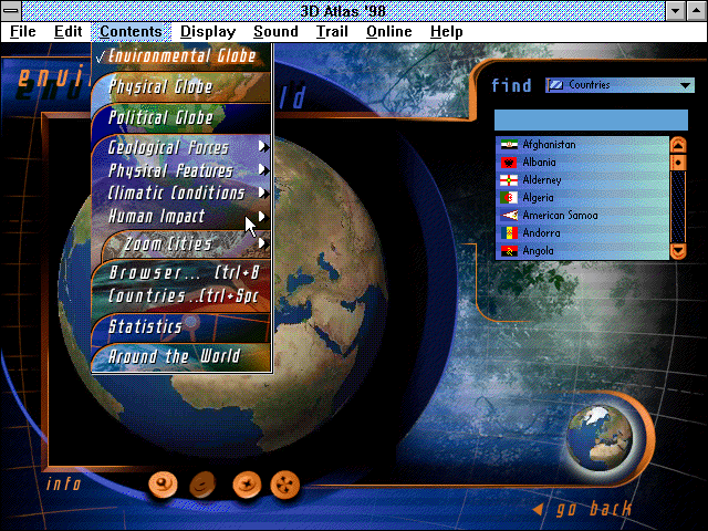 Gameplay of 3D Atlas '98
