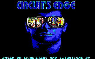 Title screen of Circuit's Edge