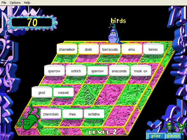 Gameplay of Trivia Munchers Deluxe