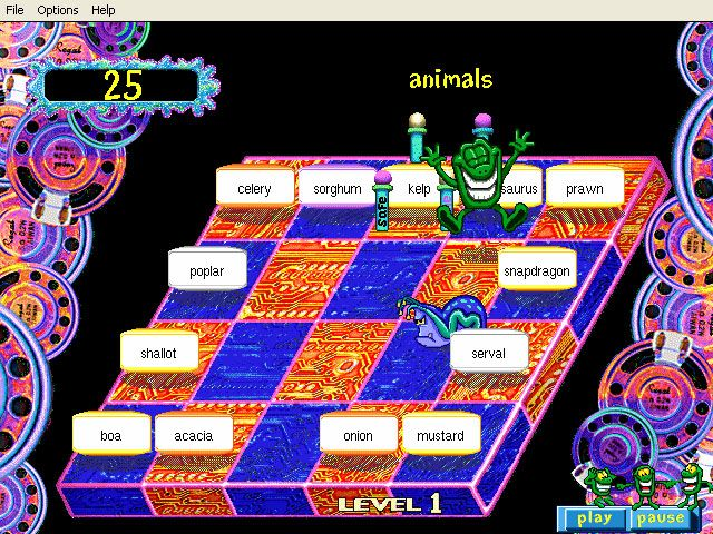 Gameplay of Trivia Munchers Deluxe