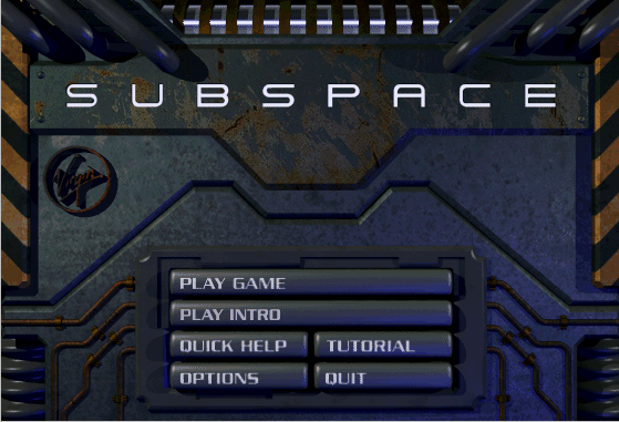 Title screen of Subspace