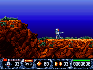 Gameplay of Turrican II: The Final Fight