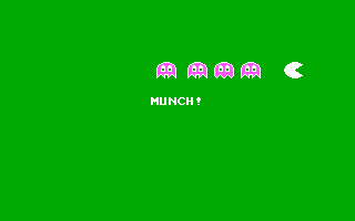 Title screen of Packman