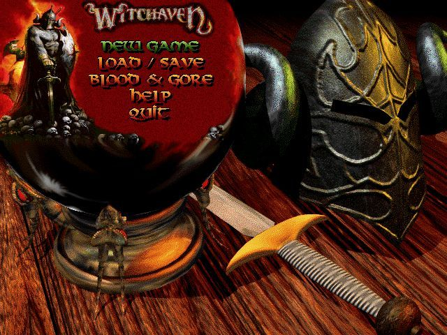 Title screen of Witchaven