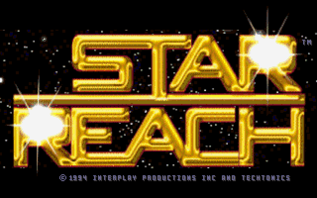 Title screen of Star Reach