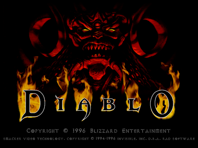 Title screen of Diablo