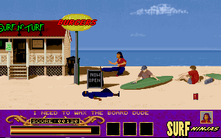 Gameplay of Surf Ninjas