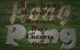 Title screen of Hong Pong