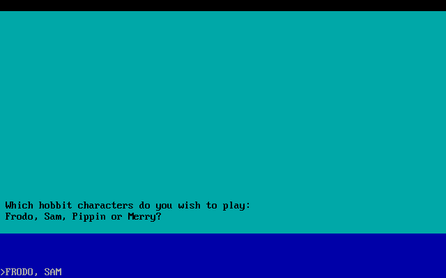 Title screen of Fellowship of the Ring, The: Part 2