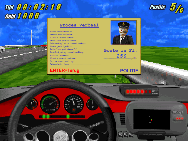 Gameplay of A2 Racer